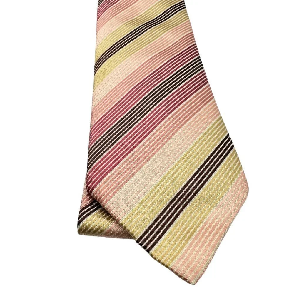 Hermés Paris Men's Multicolor Pastel‎ Tie 100% Silk